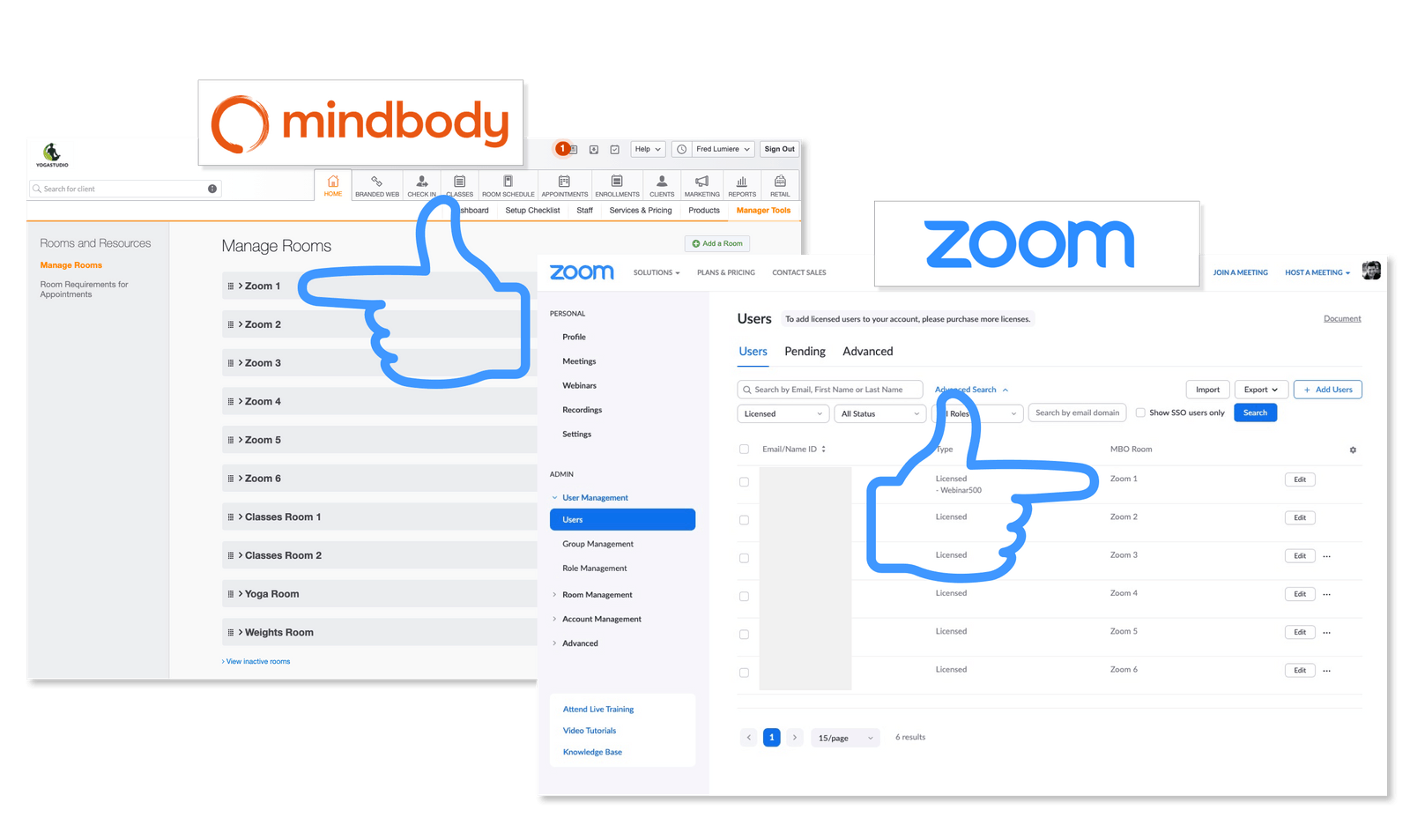 Mindbody + Zoom Integration & Automation APIANT